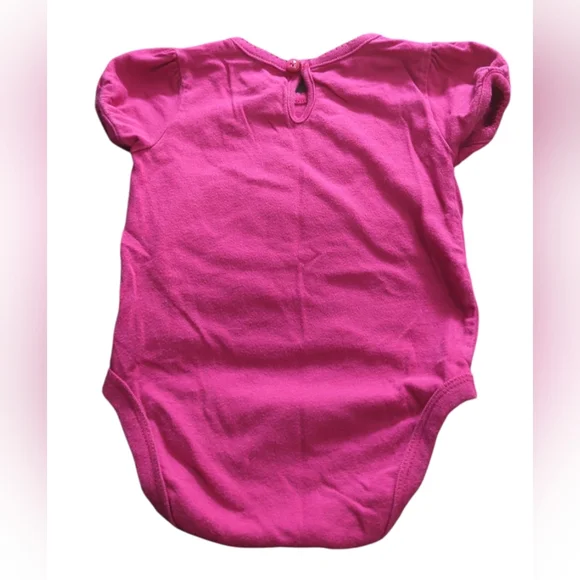 The Children's Place Pink Love Heart Bodysuit Size 3-6 Months. - Picture 4 of 4